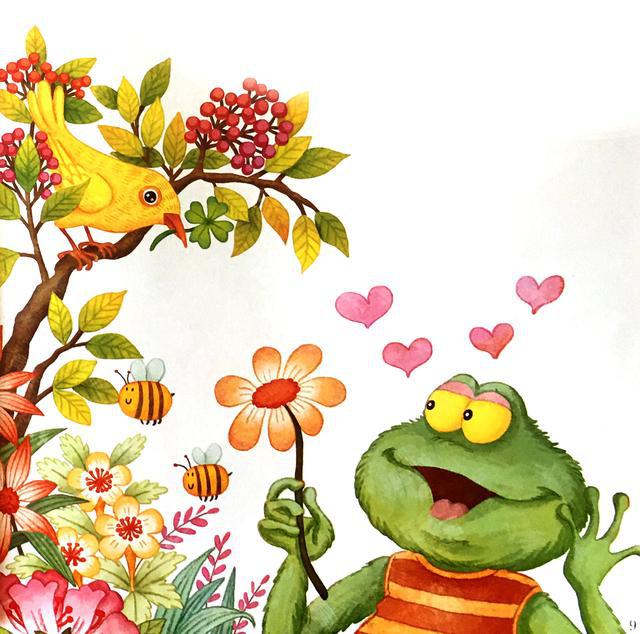 ag·真人(官网)平台25幅可爱的儿童插画一只青蛙的奇思妙想充满童趣和爱(图1)